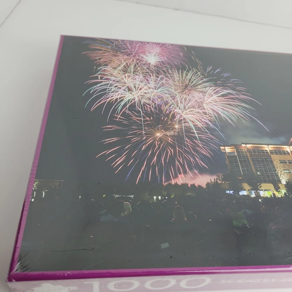 NEW Scentsy Fireworks 1000 Piece Jigsaw Puzzle Sealed Unopened